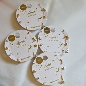 Lovisa Gold Zodiac Earrings Sets Sagittarius pisces aries and capricorn